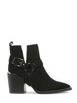 Santiago Boots In Leather Alma en pena Black accessoires I23318