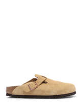 Sandals In Leather Birkenstock Beige unisex 1026164