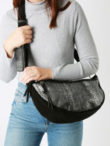 Crossbody Bag June Great by sandie Black june SNA-vue-porte
