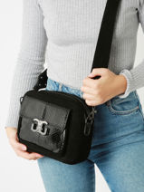 Shoulder Bag Donna Great by sandie Black donna BI-vue-porte