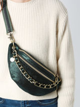 Belt Bag Mila louise Green vintage 23689X-vue-porte