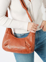 Shoulder Bag Four Seasons Leather Milano Brown four seasons SOPLB062-vue-porte
