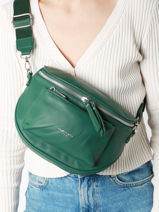 Belt Bag Miniprix Green grained H6927-vue-porte