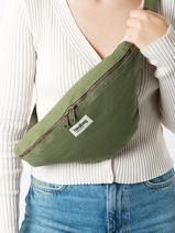 Sasha Belt Bag Hindbag Green best seller SASHA-vue-porte