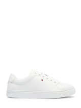 Sneakers In Leather Tommy hilfiger White women 7427YBS