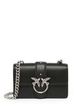 Crossbody Bag Love Bag Icon Leather Pinko Black love bag icon A0F1