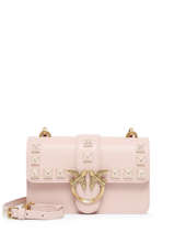 Crossbody Bag Love Bag Icon Leather Pinko Pink love bag icon A0NF