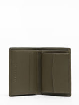 Wallet Leather Yves renard Green smooth 159-vue-porte