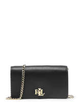 Sac Bandouli�re Dryden Cuir Lauren ralph lauren Noir dryden 32915377