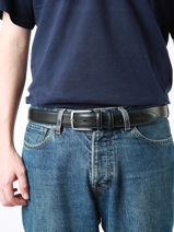 Ceinture Etrier Noir bride EBRI708C-vue-porte