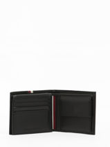 Wallet Leather Tommy hilfiger Black corporate AM11598-vue-porte