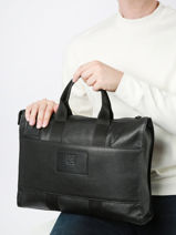 Business Bag Le tanneur Black alexis TXIS4000-vue-porte