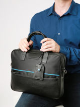 1 Compartment Sport Business Bag Etrier Black sport ESPO8251-vue-porte