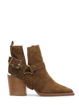 Santiago Boots In Leather Alma en pena Brown accessoires I23318
