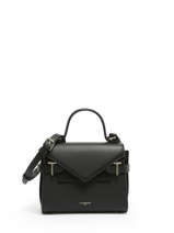 Small Leather Emilie Crossbody Bag Le tanneur Black emily TEMI1003