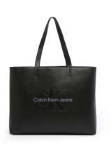 Shoulder Bag Sculpted Calvin klein jeans Black sculpted K610825