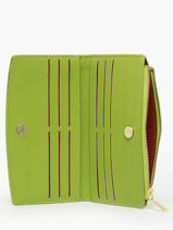 Wallet With Coin Purse Miniprix Green miss bella 470-vue-porte