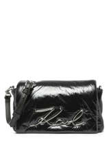 Shoulder Bag K Signature Nylon Karl lagerfeld Black k signature 236W3006
