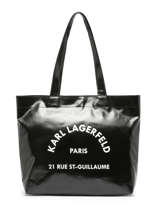 Shoulder Bag Rsg Cotton Karl lagerfeld Black rsg 236M3873