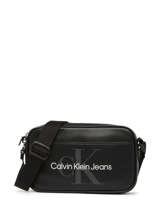 Crossbody Bag Calvin klein jeans Black monogram soft K510396