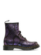Boots 1460 Viper In Leather Dr martens Violet women 31027719