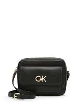 Crossbody Bag Re-lock Recycled Polyester Calvin klein jeans Black re-lock K611083