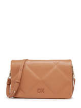 Shoulder Bag Re-lock Quilt Calvin klein jeans Brown re-lock quilt K611021
