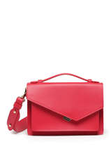 Shoulder Bag Zoe Leather Lancaster Red zoe 11