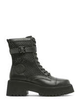 Boots Flair In Leather Liu jo Black women SF3015PX