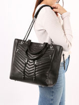 Shoulder Bag 1440 Leather Ikks Black 1440 BX95459-vue-porte