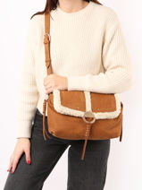 Sac Bandoulire Othilia Cuir Vanessa bruno Rose othilia 30V40813-vue-porte