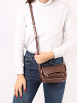 Crossbody Bag Vintage Paul marius Gold vintage DIANEXS-vue-porte