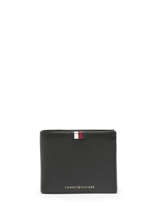 Wallet Th Premium Leather Tommy hilfiger Black th premium AM11270