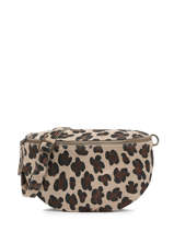 Leather Leopard Belt Bag Milano Beige velvet VE21123L