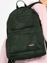 1 Compartment Backpack With 13" Laptop Sleeve Eastpak Green double casual EK0A5B7Y-vue-porte