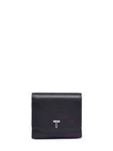 Leather Romy Coin Purse Le tanneur Black romy TROM3150