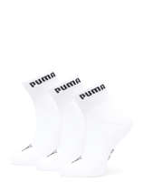 Chaussettes Lot De 3 Paires Puma Blanc socks 27108001