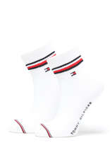 Chaussettes Tommy hilfiger Blanc socks men 1094-vue-porte