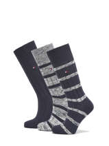 Socks Tommy hilfiger Multicolor socks men 71226073-vue-porte