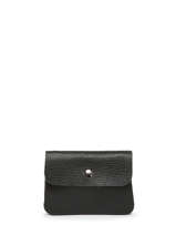 Coin Purse Leather Milano Black caviar CA23092
