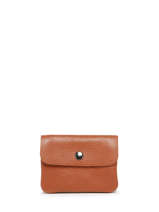 Porte-monnaie Caviar Cuir Milano Marron caviar CA23092