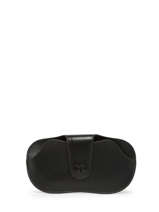 Sunglass Case Leather Yves renard Black foulonne 29051