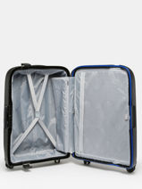 Hardside Luggage Moncey Delsey Black moncey 3844821M-vue-porte