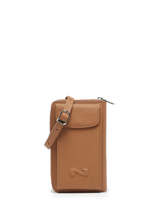 Etui Tlphone Pocket Cuir Nathan baume Marron n city 3
