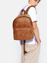1 Compartment Backpack Eastpak Brown grained K620GRA-vue-porte