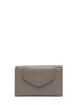 Wallet Leather Crinkles Gray caviar 15020