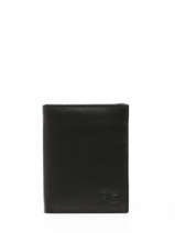 Wallet Leather Crinkles Black smooth 14230