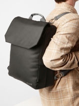Sac � Dos Nuit�e Cluse Beige backpack CX035-vue-porte