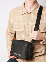 Crossbody Bag Tommy hilfiger Black th monotype AM11546-vue-porte