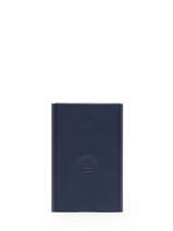 Card Holder Leather Ogon Blue matte MAT